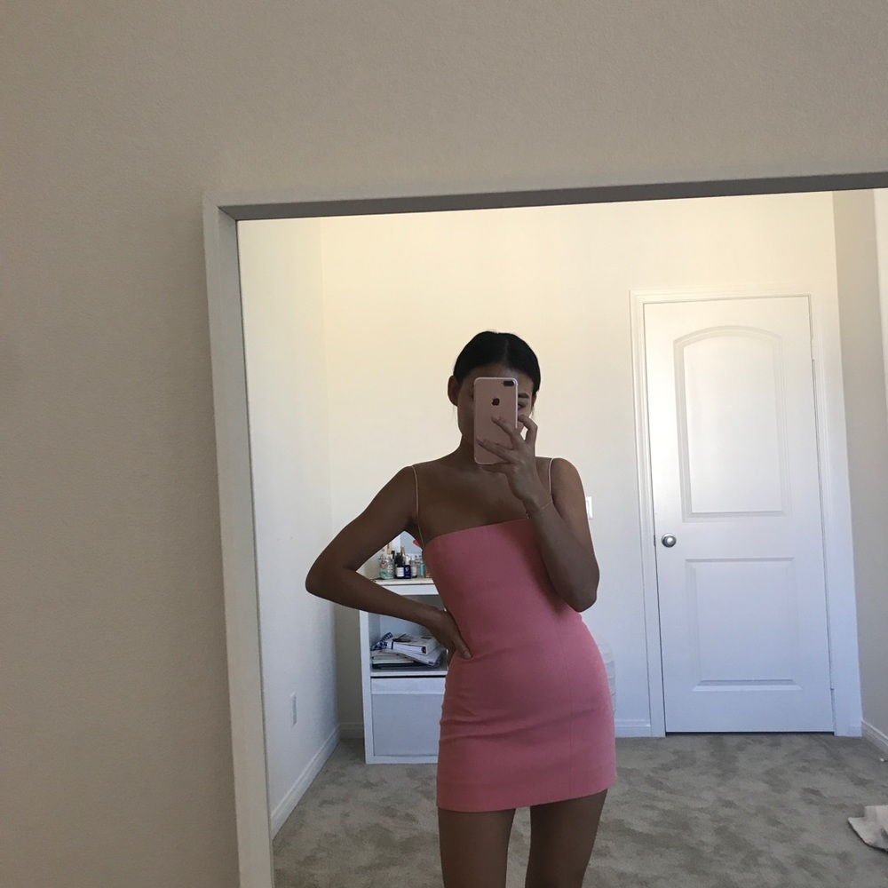 One-of-a-kind mini dress.